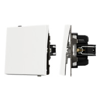 054582 - Механизм выключателя одноклавишный проходной SWT-TENDO-MKP1-SFPL-WH (230V, 10A) (Arlight, -)