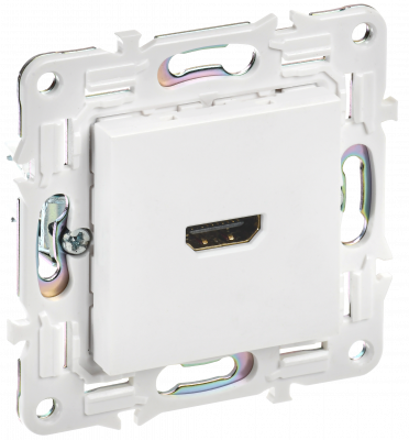 SKANDY Роз. HDMI SK-H01W арк. бел. IEK, SK-H10-K01