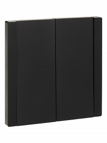 FORTE&PIANO Выключ. 2-кл. с инд. 10А FP106 чер. IEK, FP-V20-1-10-1-K02