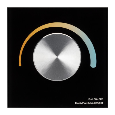 Панель SMART-P20-MIX-G-IN Black (12-24V, 4x3A, Rotary, 2.4G) (Arlight, IP20 Пластик, 5 лет), 033762