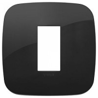 19671.81 - Vimar Накладка ROUND на 1 модуль черная