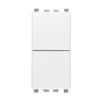 Vimar Две кнопки независимые NO+NO 10A, белый, 20066.B