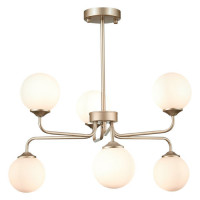 ST LUCE SLE106203-06 Светильник подвесной ST-Luce Золотистый/Белый G9 LED 6*5W