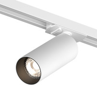 Denkirs DK6060-BW+WH Трековый светильник IP 20, 15 Вт, GU10, белый с черным, алюминий