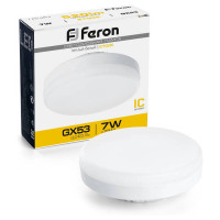Лампа cветодиодная, (7W) 230V GX53 2700K, LB-451, Feron 25831