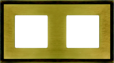 FD01242PM Fede Madrid Рамка 2-ная, Matt Patina