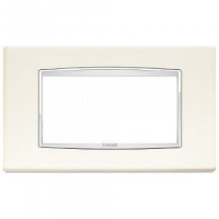 20654.C01 - Vimar Накладка классика для 4 модуля арктическая белая