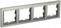 BRITE Рамка 4-мест. РУ-4-БрШ шамп. IEK, BR-M42-K37