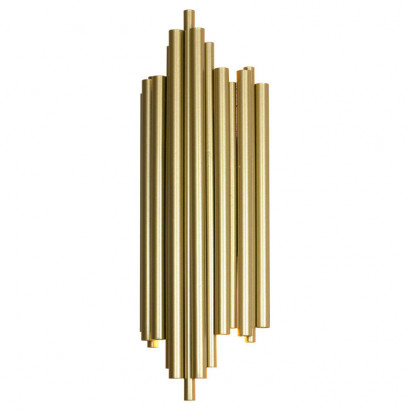 LUSSOLE BARBOUR Бра настенные, цвет основания - матовое золото, плафон - без плафона, 2x25W G9, LSP-8475