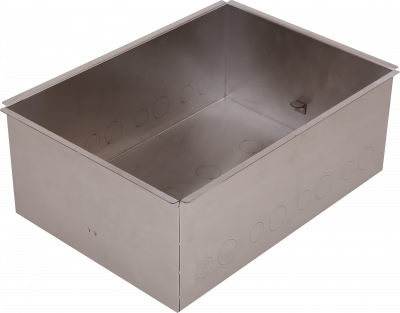 Donel Монтажная коробка для установки DFB16SM, DFB24M в стяжку, сталь, DFB1624SBM