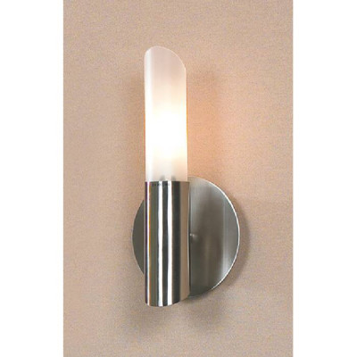 LUSSOLE LANO Бра, цвет основания - матовый никель, плафон - стекло (цвет - белый), 1x40W E14, LSC-2801-01