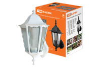 Светильник 6060-21 садово-парковый шестигранник, 60Вт, вверх, белый, SQ0330-0061 Светильник 6060-21 садово-парковый шестигранник, 60Вт, вверх, белый, SQ0330-0061