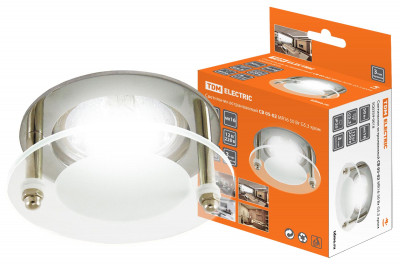 Светильник встраиваемый СВ 05-02 MR16 50Вт G5.3 хром TDM Electric, SQ0359-0018