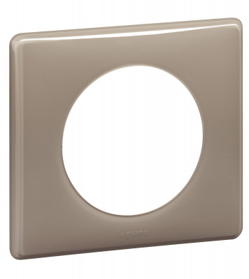 Legrand Celiane. Рамка 1-постовая. Цвет "Кофейный глянец", 066611