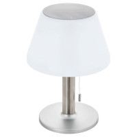 48749 Настольная лампа на солнечной батарее,3.7 V, серебряный/белый