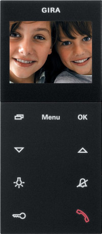 1239005 Gira Квартирная видеостанция накладного монтажа Plus