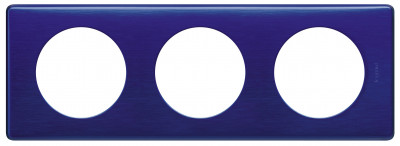 Legrand Celiane. Рамка 3-постовая. Цвет "Чернильная ночь", 068783