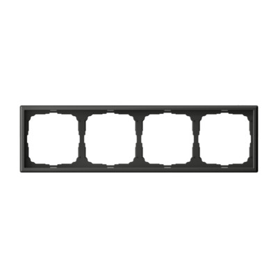 GAL001404 - ARTGALLERY 4-постовая РАМКА, универсальная, БАЗАЛЬТ, Systeme Electric
