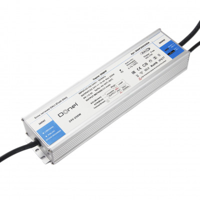 Donel,250Вт,DC24В,10.41А, IP67, 290*73*45мм,блок питания DALI,с функцией Push-Dim, PFC >0.95, серия:DN8HF, DNHF250V24DA