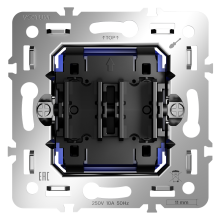 Механизм выключателя двухклавишного 10А, S70, VLS0201M Механизм выключателя двухклавишного 10А, S70, VLS0201M