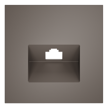 Накладка для розетки компьютерной RJ45 кат.6, S70 (капучино), VLS001314