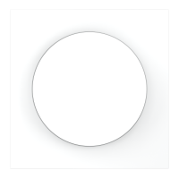 Накладка для светорегулятора поворотно-нажимного, S70 (белый матовый), VLS002002 Накладка для светорегулятора поворотно-нажимного, S70 (белый матовый), VLS002002