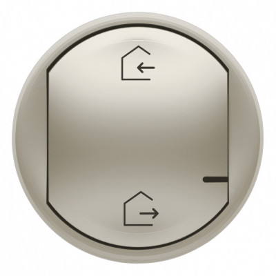 064822 - Celiane with NETATMO.Лицевая панель для главного беспроводного выключателя "Я дома/Я вне дома".Цвет Титан