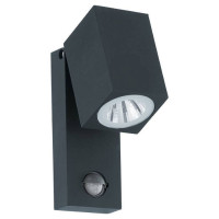 96287 Уличный светодиодный настенный светильник SAKEDA c датч. дв-я, 1х3,2W(LED), L70, H170, литой а