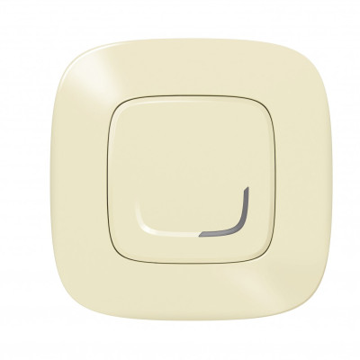 752654 - Valena Allure with NETATMO. Пакет для управления бытовыми электроприборами.  Умная розетка 2К+З 16А 230В + умный беспроводной 1-клавишный выключатель.Цвет Слоновая кость