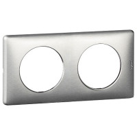 68902 - Рамка - Программа Celiane - металлик - 2 поста - титан, Legrand