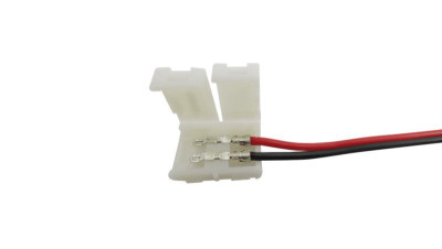Коннектор для ленты SMD3528 с проводом одинарн. 2pin-8mm30mm-1 SWG Standard 00000000170