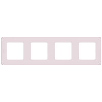 Legrand Рамка 4 поста - Legrand Inspiria - розовый, 673964