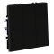 Выключатель встраиваемый VOLTUM S70 трехклавишный 10А, (черный матовый), VLS030108