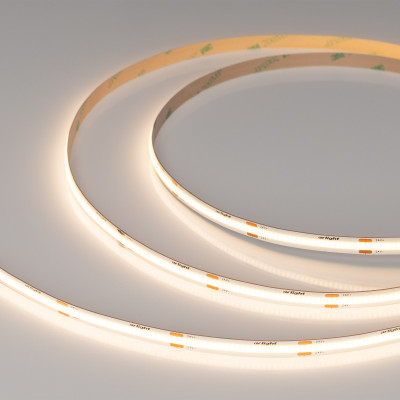 Лента COB-X480-8mm 24V Warm3500 (8 W/m, IP20, CSP, 5m) (Arlight, -), 044575