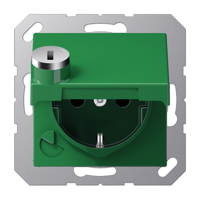 SCHUKO® розетка с замком, A1520BFKLSLGN