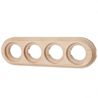 BIRONI Лизетта Бук Натурэль Рамка 4-ая на бревно 280мм, BFC28-640-10