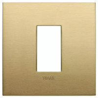 Vimar Накладка Classic на 1 модуль латунь зачищенная щеткой, 19641.12.01