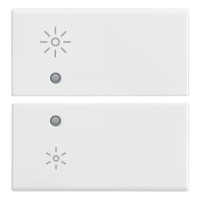 Vimar Две клавиши 2М для автоматизации, с символом "регулировка",белые, 14752.3