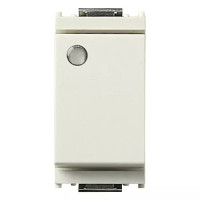 Vimar Выключатель 1P 16AX с подсветкой без лампочки, белый, 16021.B