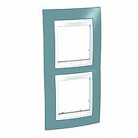 ХАМЕЛЕОН РАМКА 2-постовая, вертикальная, БЕЛЫЙ/ СИНИЙ