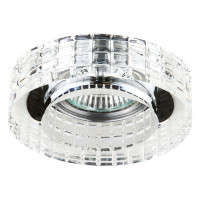 Lightstar 006350 Светильник LEI FACETO CR MR16  ХРОМ/ПРОЗРАЧНЫЙ (в комплекте)