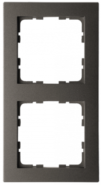 Рамка G-Classic  2-постовая, цвет Мокко, G1002Z, Jasmart Electric