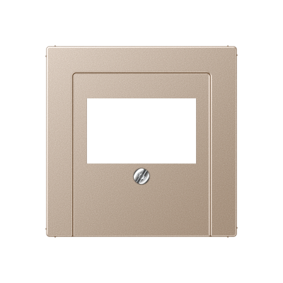 Крышка для ТАЕ и USB розеток, фиксация винтом; дюропласт; шампань; A500, A569PLTCH