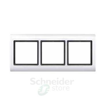 Aquadesign Рамка 3-ная  IP44, бел.