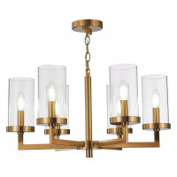 ST LUCE SL1171.303.06 Люстра подвесная ST-Luce Латунь/Прозрачный E14 6*40W
