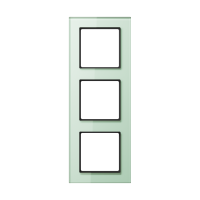 Рамка для вертикальной и горизонтальной установки, 3 поста; стекло; мягкий белый; A CREATION, AC583GLWMT Рамка для вертикальной и горизонтальной установки, 3 поста; стекло; мягкий белый; A CREATION, AC583GLWMT