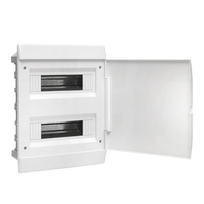 Щит распределительный ЩРВ-П-24 (пром, упаковка) белая дверца IP41 Basic, pb-v-24w-bas