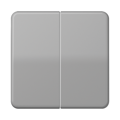 Клавиша для KNX кнопки, 2 группы; дюропласт; серый, CD102GR