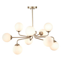 ST LUCE SLE106203-09 Светильник подвесной ST-Luce Золотистый/Белый G9 LED 9*5W