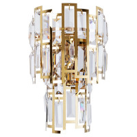 Arte Lamp MINTAKA, Бра, цвет арматуры - ЗОЛОТО, цвет плафона/декора - ЗОЛОТО, 2х60W E14, A1005AP-2GO